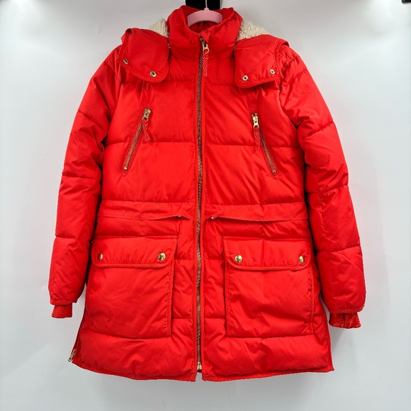 J. Crew Jackets & Blazers - J Crew Women's Signature Puffer Red Orange Size XSP